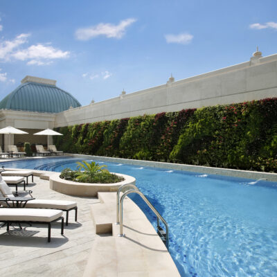 Habtoor Palce Dubai-Rooftop Swimming Pool